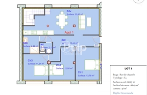 t4 à la vente -   62200  BOULOGNE SUR MER, surface 88 m2 vente t4 - UBI466239824